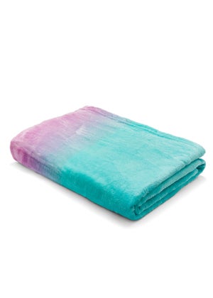 Catherine Lansfield Mermaid Ombre Cosy Fleece 130x170cm Blanket Throw Pink
