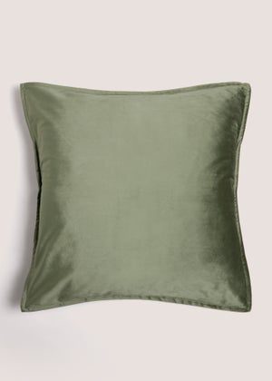 Large Green Velvet Cushion