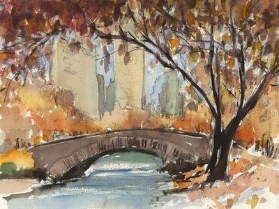 Autumn in New York - Study I - Wall Art Print, 16x12