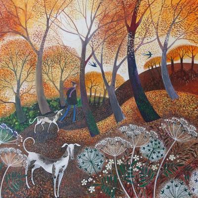 Autumn on the Common,2017 - Giclee Print, 16x16