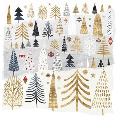 Christmas Chalet III - Wall Art Print, 16x16