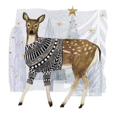 Cozy Woodland Animal III - Wall Art Print, 16x16