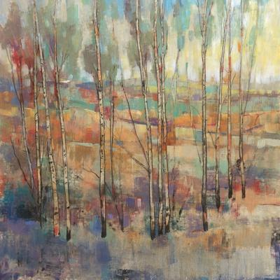 Kaleidoscopic Forest II - Wall Art Print, 16x16