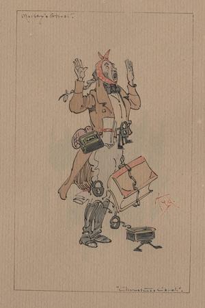 Marley's Ghost - a Christmas Carol, C.1920s - Giclee Print, 12x18