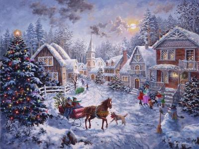 Merry Christmas - Giclee Print, 16x12