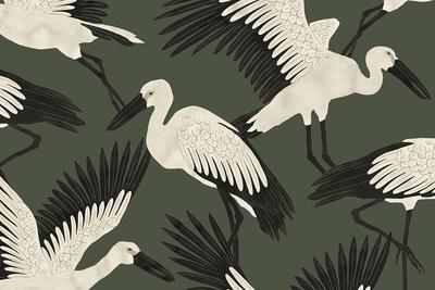 Stork Storm - Swoop - Giclee Print, 18x12