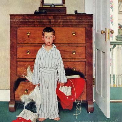 "Truth about Santa" or "Discovery", December 29,1956 - Giclee Print, 16x16 "Truth about Santa" or "Discovery", December 29,1956 - Giclee Print, 16x16