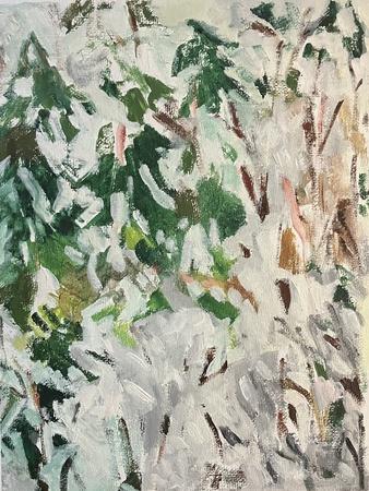 Winter Pines - Wall Art Print, 9x12