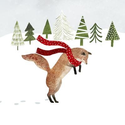 Woodland Christmas III - Wall Art Print, 16x16